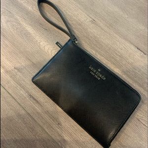 kate spade black wristlet